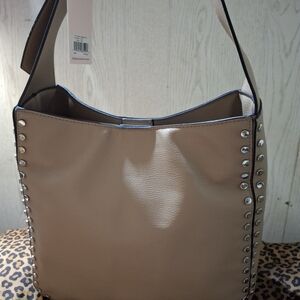 BCBGeneration Studded Tan Shoulder Bag. NWT!!!
